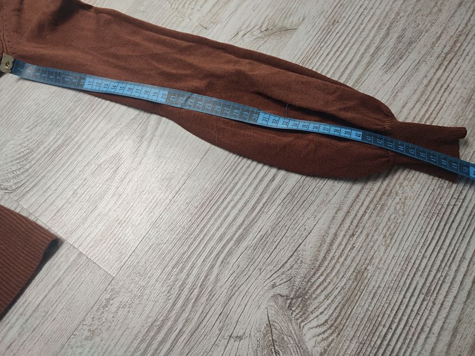 River Island 34 XS sweter damski golf długi rękaw prążek dopasowany