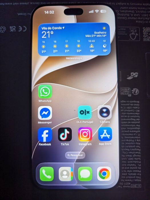 iPhone 18 pro novo aceito troca