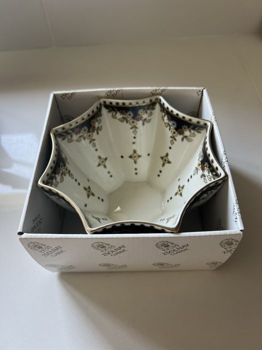 Conjunto Zsolnay Original – Porcelana Húngara | Novo na Caixa