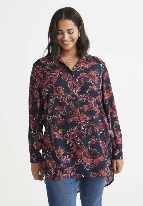 Женская блуза на пуговицах Cellbes. Очень Большой размер.