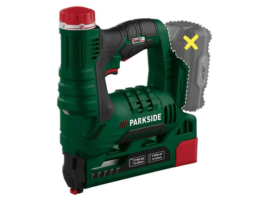 NOWY Zszywacz  akumulatorowy gwoździarka Parkside PAT 20V A1 model 2026r.
