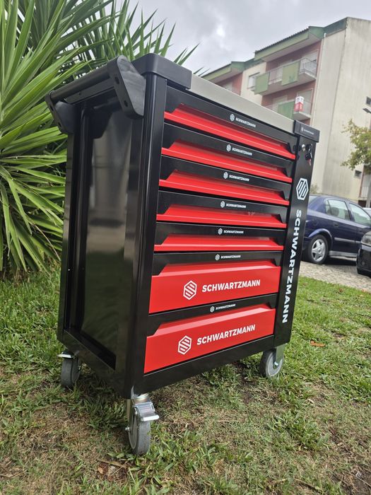 Carrinho de ferramentas 7 gavetas vazio novo