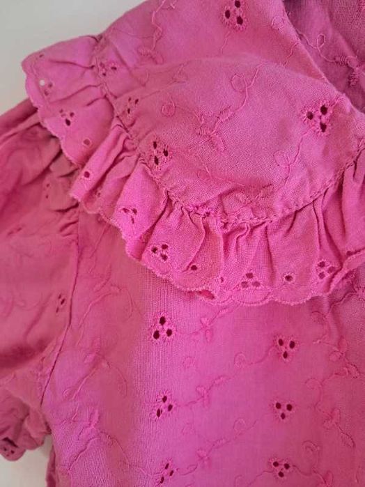 Cudny zestaw:) ażurowa bluzeczka spodenki PaperBag 122/128