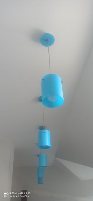 Lampa tuba zwisająca oświetlenie dziecięce