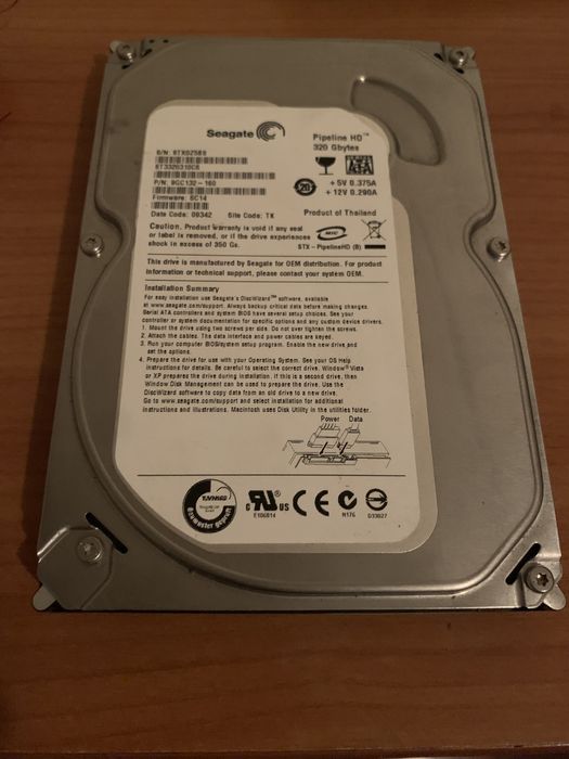 Disco interno 320Gb Seagate