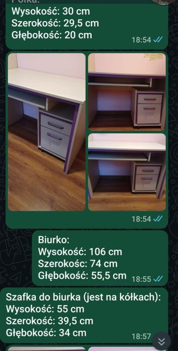 Piękne mebelki młodzieżowe w super cenie
