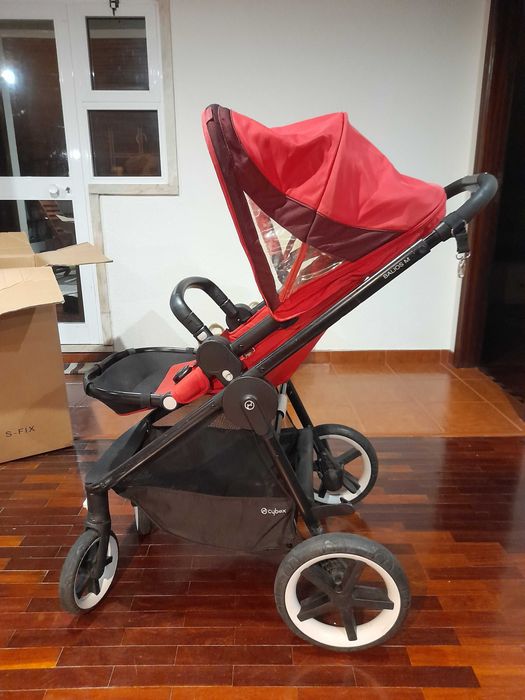 Conjunto Cybex - Carrinho, Ovo e Base