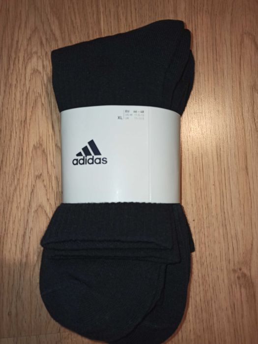 (XL - 46-48) Adidas skarpetki CUSHIONED Crew SOCKS 3 pary IP3950