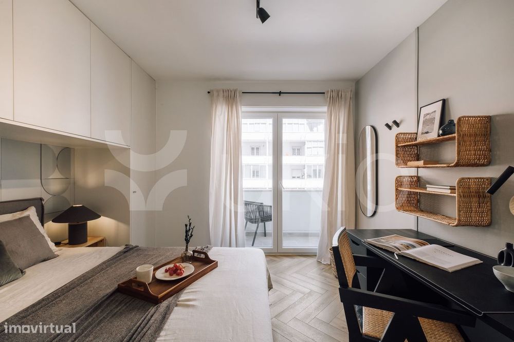 Apartamento T1 com varanda no Bairro Azul - Parque Eduardo VII