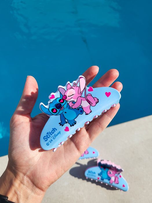 Обруч стіч, обруч з вушками стич, крабік стіч, для волосся ліло і стіч