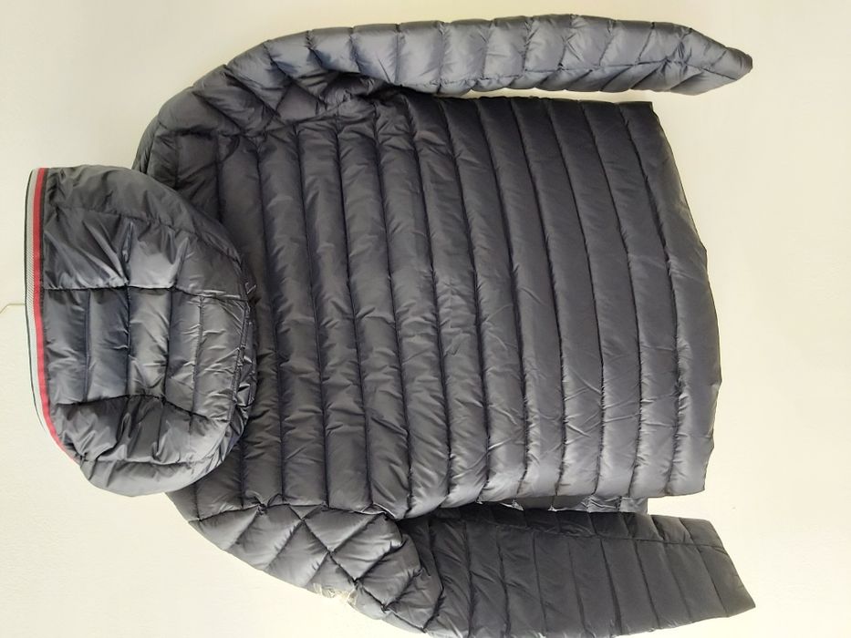 Kurtka puchowa krótka bomberkaTOMMY HILFIGER navy granat S