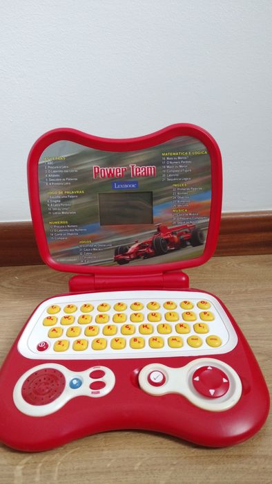 computador de brincar, Ferrari lexibook, com vários jogos didáticos