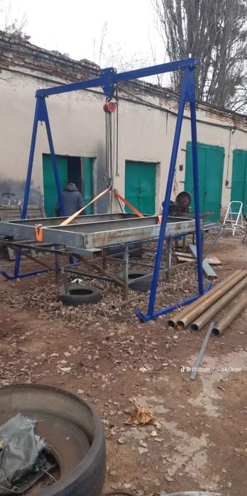 Підйомник --для монтажу до 500кг/// РОЗБІРНИЙ  обох видів