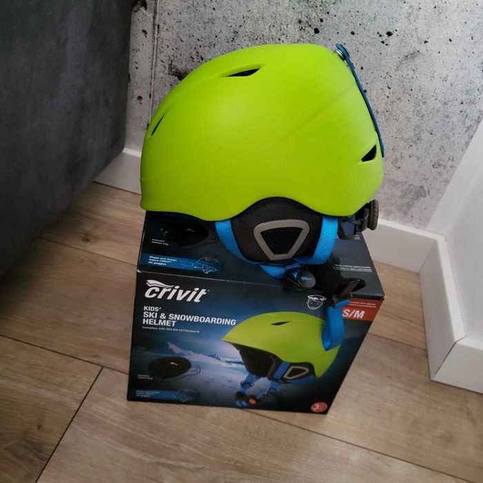 Kask dziecięcy narciarski snowboardowy Crivit S/M 48-51 cm j.nowy