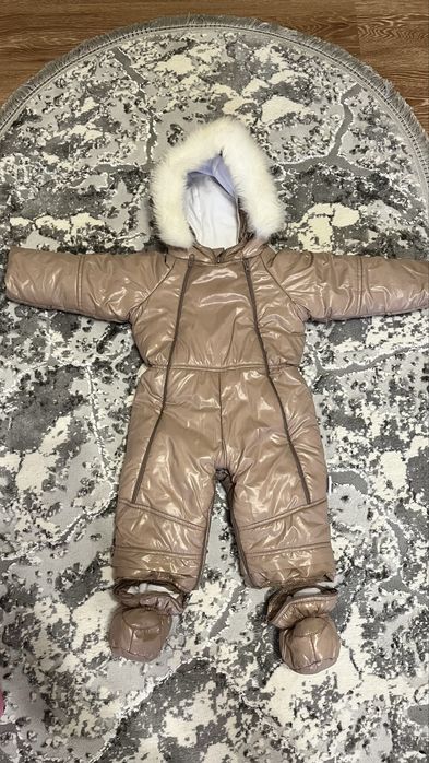 Зимовий комбінезон для дівчинки 74-80