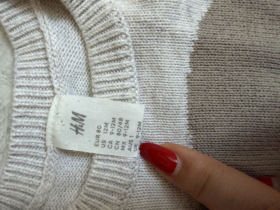 Светр H&M 9-12 місяців
