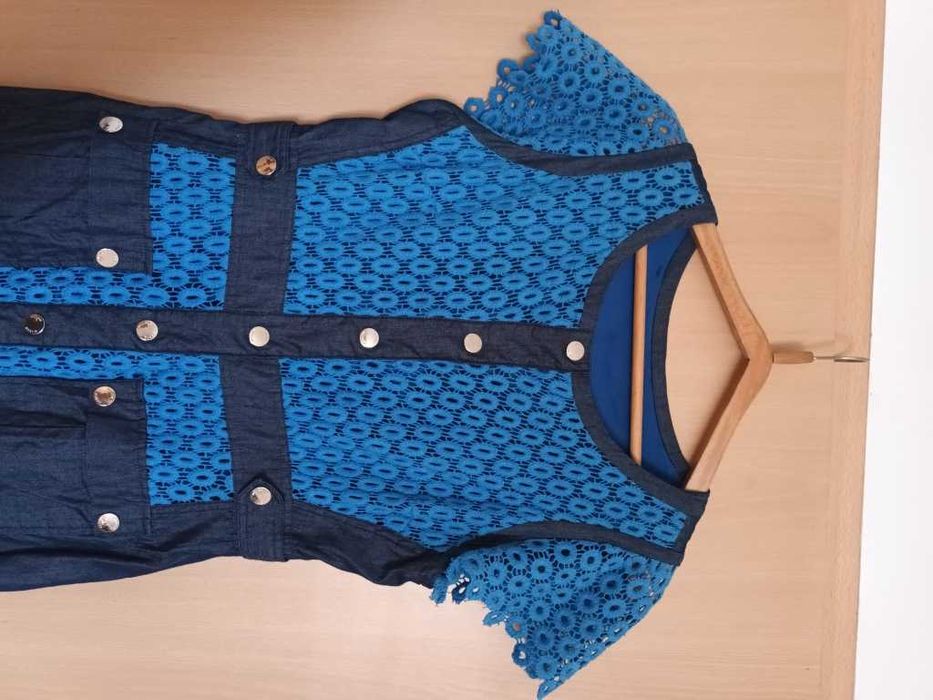 retro sukienka karen millen jedwab małe M