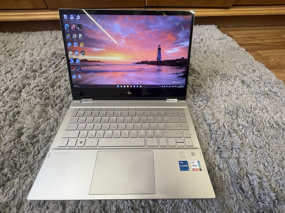Сенсорний ноутбук планшет HP Pavilion x360 intel i5-11G IRIS XE ідеал ...