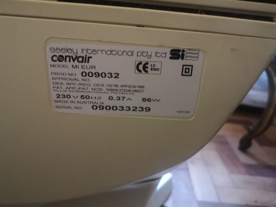 Ventilador e desumificador