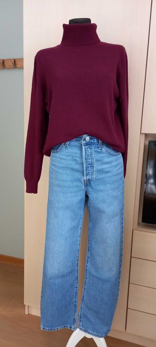 Noa Noa sweter golf wełna r. L/40