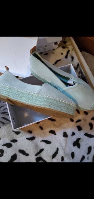 Espadryle na grubszej podeszwie 39