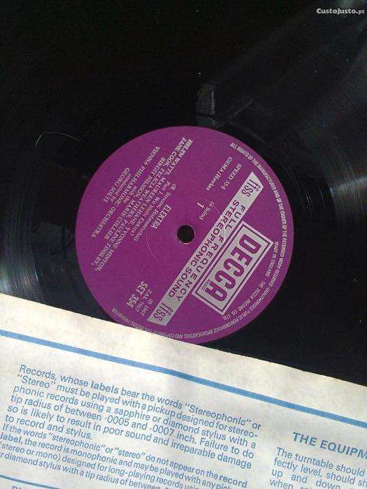 discos vinil, Ópera Elektra, richard Strauss