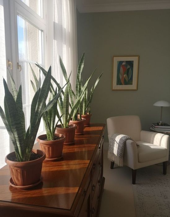 Вазони Сансеверія