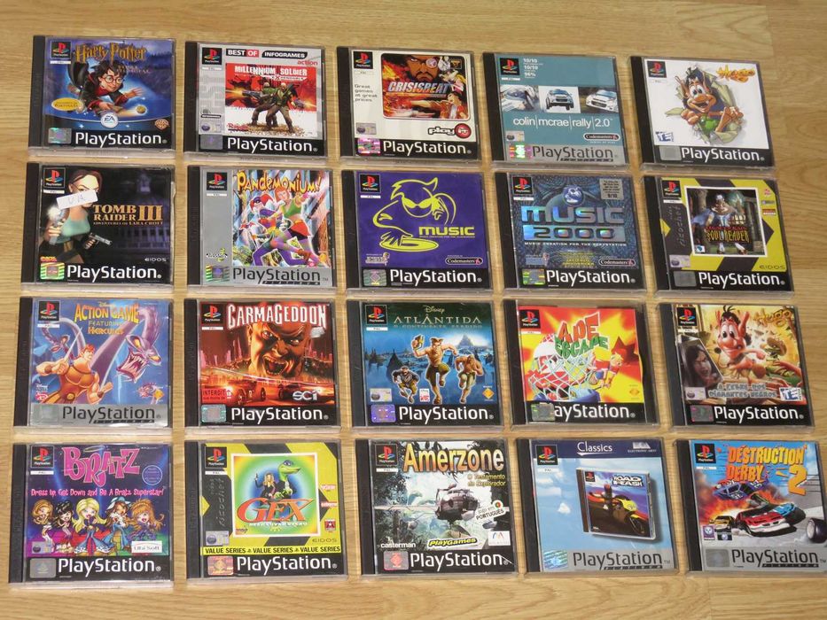 Playstation 1: Acessórios, Arcade Stick, Comando, Consolas, Jogos ...