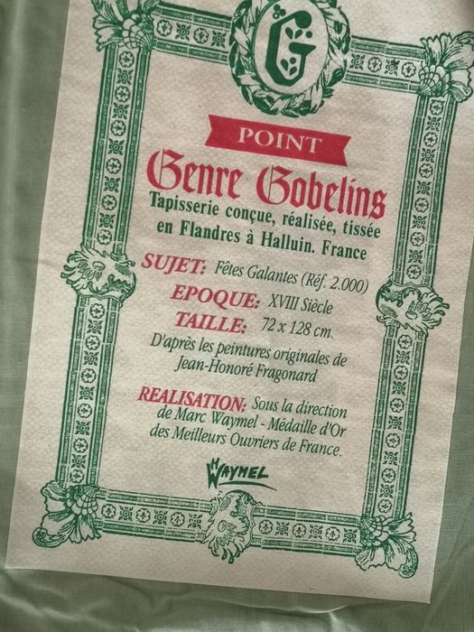Tapeçaria Genre Gobelins
