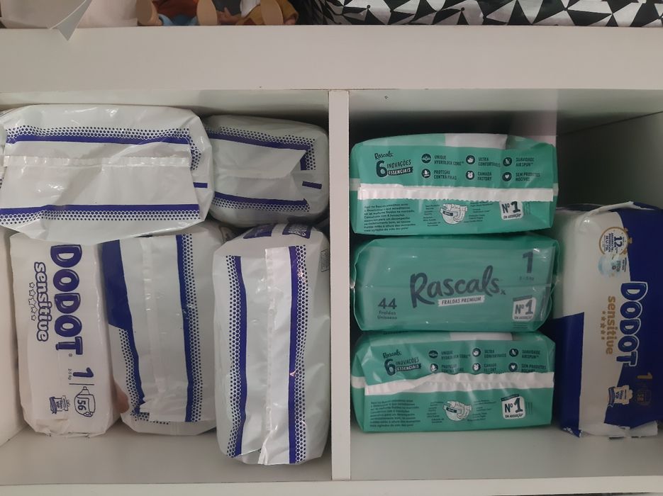 Fraldas T1 50 unidades