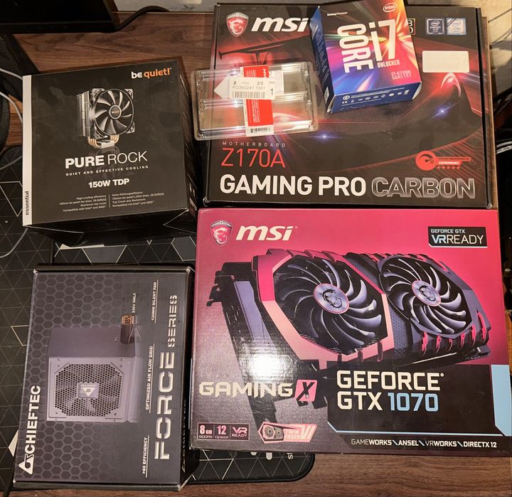 Игровой ПК i7-6700K / GTX 1070 Gaming X 8GB / 16GB RAM / SSD + HDD