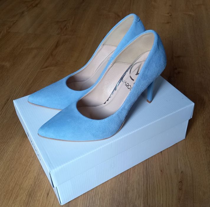 Błękitne szpilki Margo Shoes roz. 36