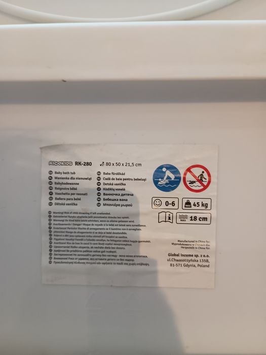 Wanienka dla dziecka