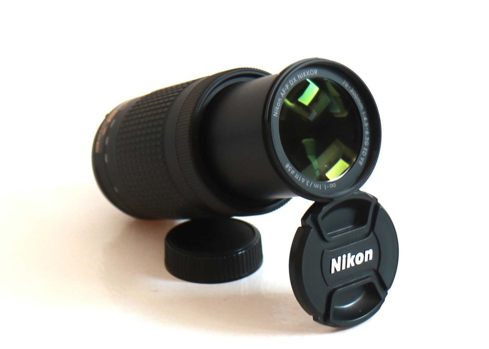 Lente Nikon AF-P 70-300mm VR objetiva em excelentes condições