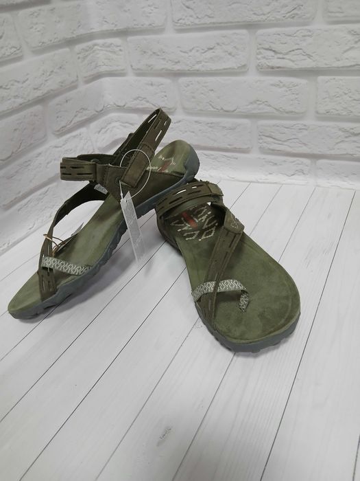 Сандалии Merrell Terran Convertible II из зеленой кожи
