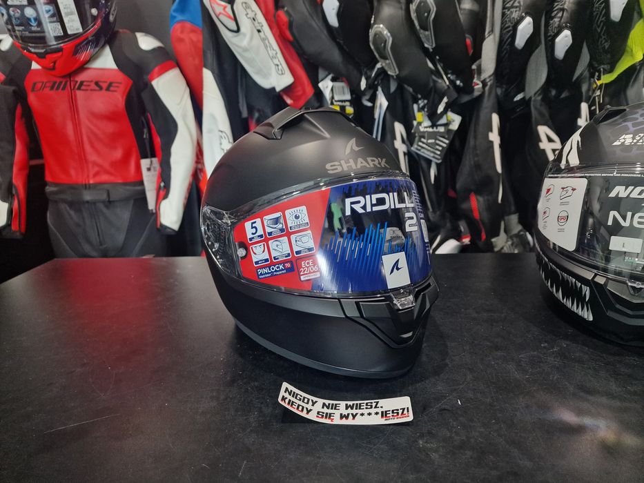 Kask SHARK RIDILL 2 BLANK Matt Black !Promocja!