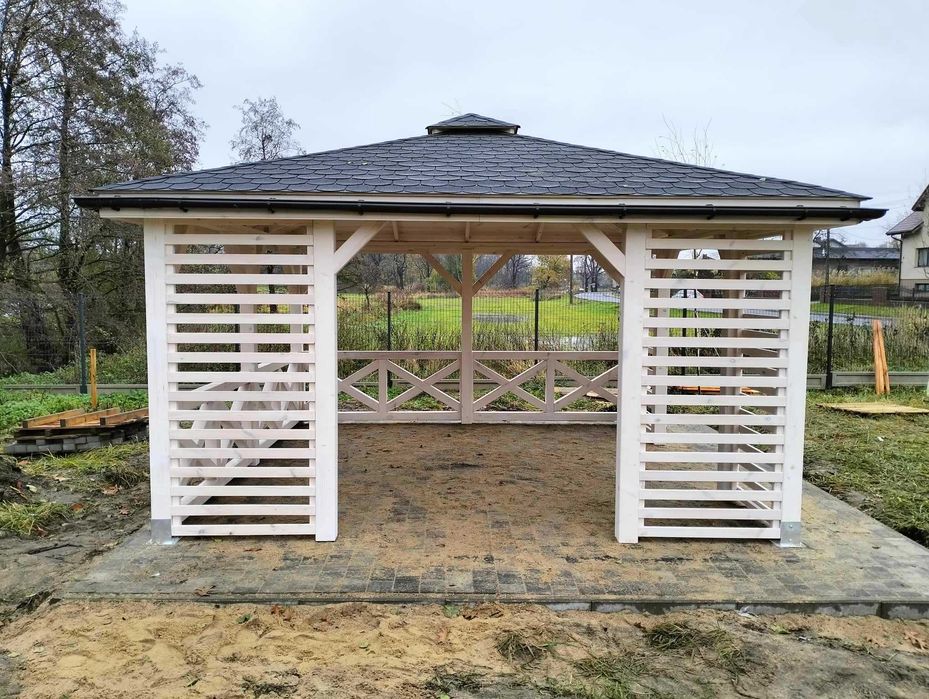 Altana Płomykówka 4x4m - Wykonujemy Altanki, domki narzędziowe i inne.