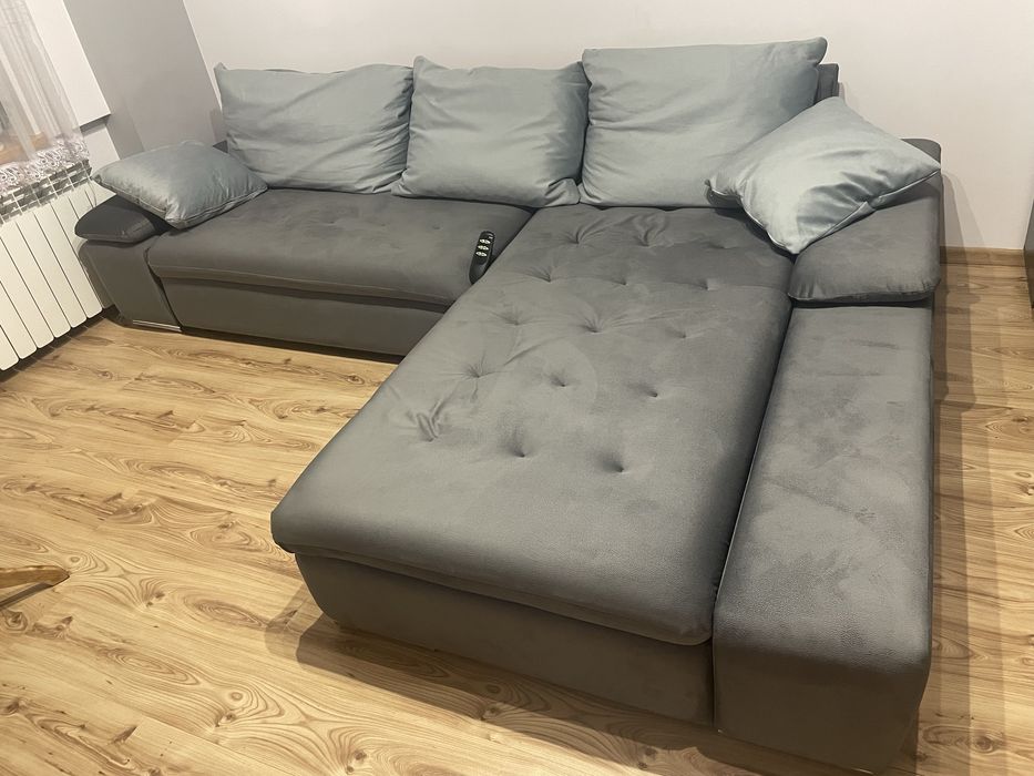 Narożnik z funkcja spania