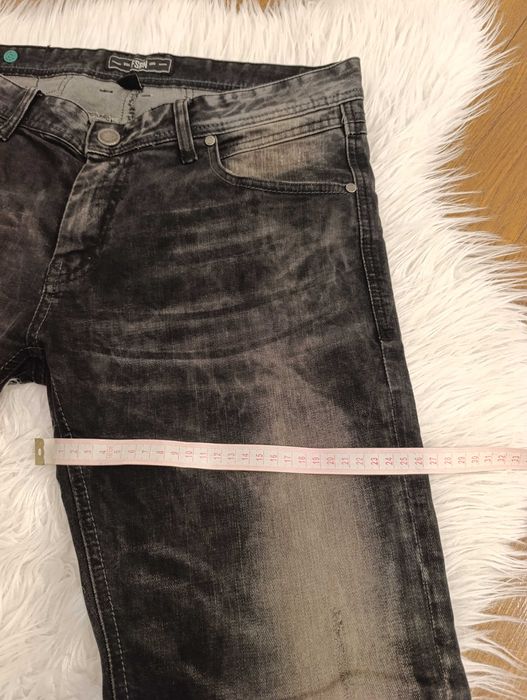 Jeansy męskie slim straight |pas90| 34/32