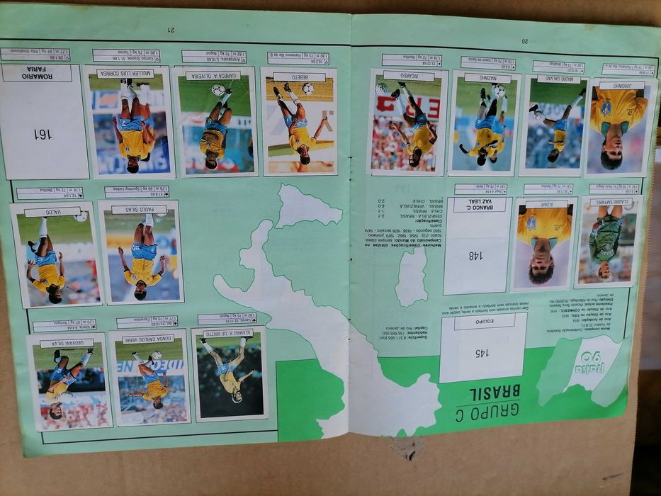 Caderneta Cromos ITÁLIA 90 EuroFLASH Edições Manil c/Cromo de Maradona