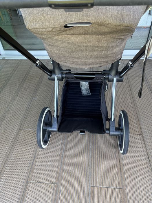 Carrinho Cybex Priam Platinum – Cor Grey/Beige