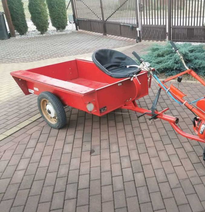 Przyczepka do terra vari, agria 2400 i 3400, kosiarka listwowa