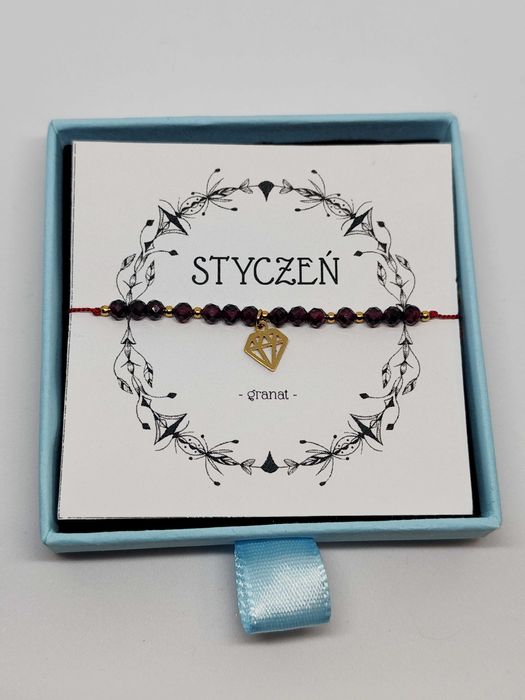 Bransoletka urodzinowa "Styczeń" Maxi