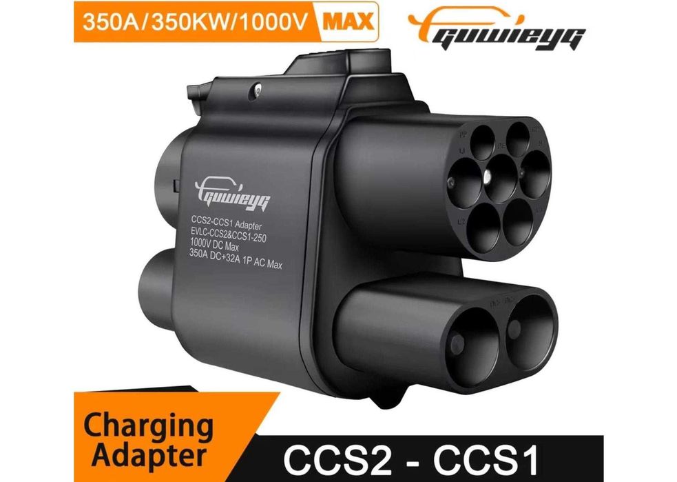 Адаптер GUWIEYG CCS2 - CCS1 Combo для авто из США (топ качество)