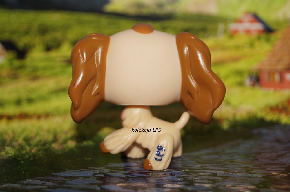 LPS Littlest Pet Shop spaniel #1963 oryginalny pop oryginał Nintendo