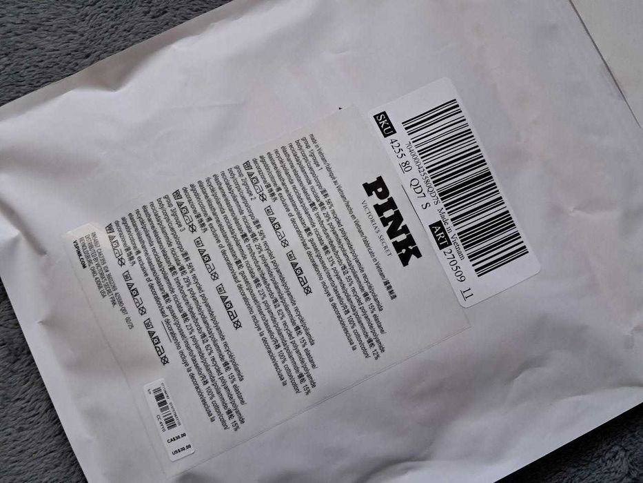 Р-р S, набір 5 шт трусики жіночі Victoria's Secret (Вікторія Сикрет)