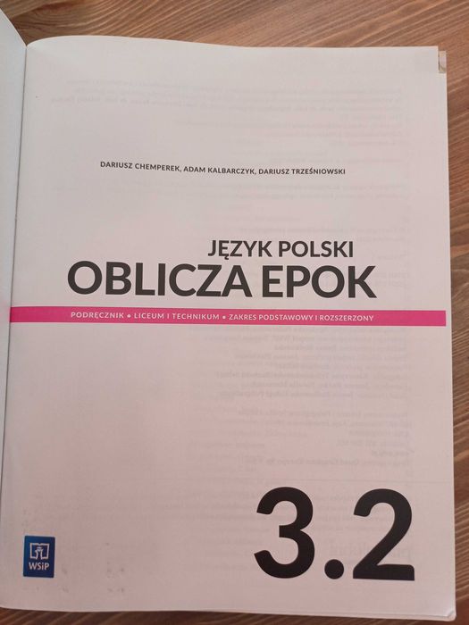 Język polski, Oblicza epok, 3.2