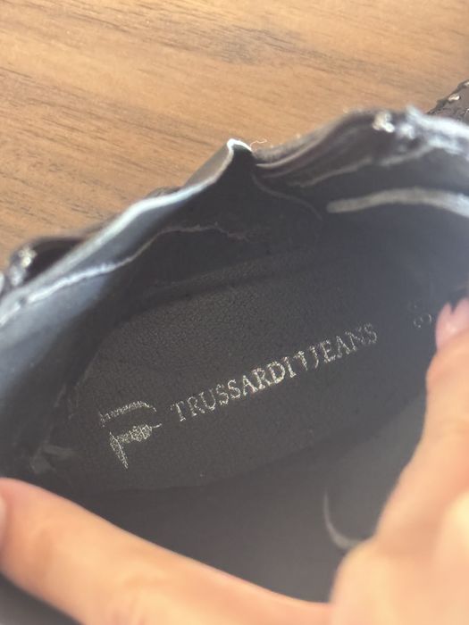 Оригінальні чобітки Trussardi Jeans