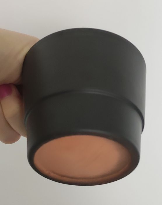 Mini doniczka czarna