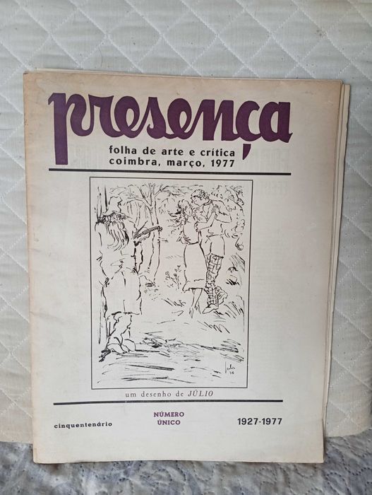Revista Presença única de 1977. Inéditos, Pessoa, Botto e outros